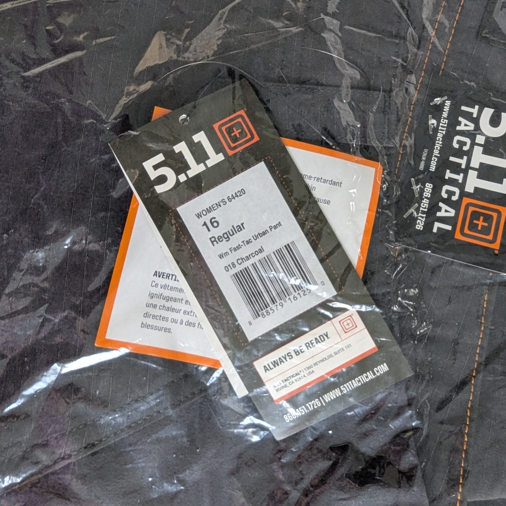 5.11 Tactical Women's Charcoal Pants